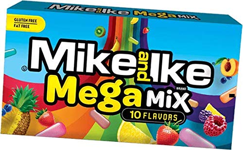 Mike & Ike Mega Mix 10 sabores mastigáveis sabor