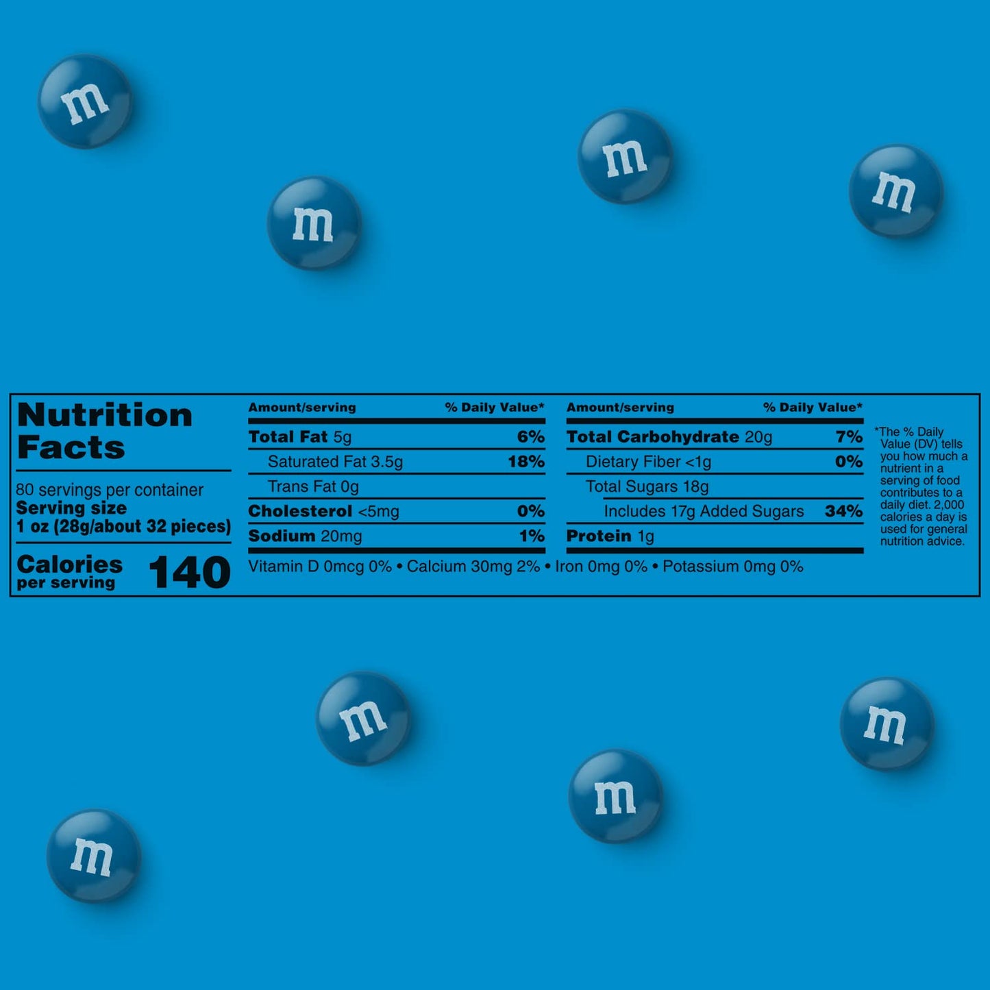 M&M’S Blue Milk Chocolate Candy