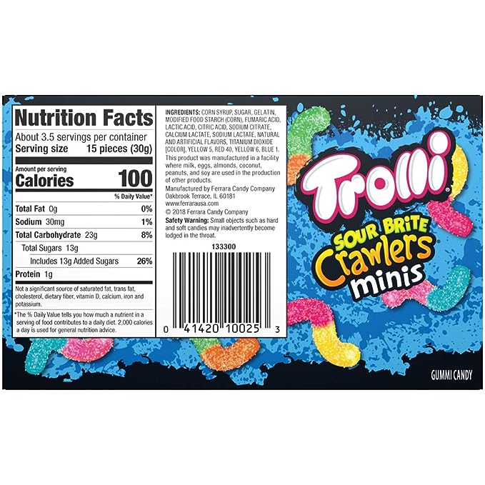 Trolli Sour Brite Crawlers Minis