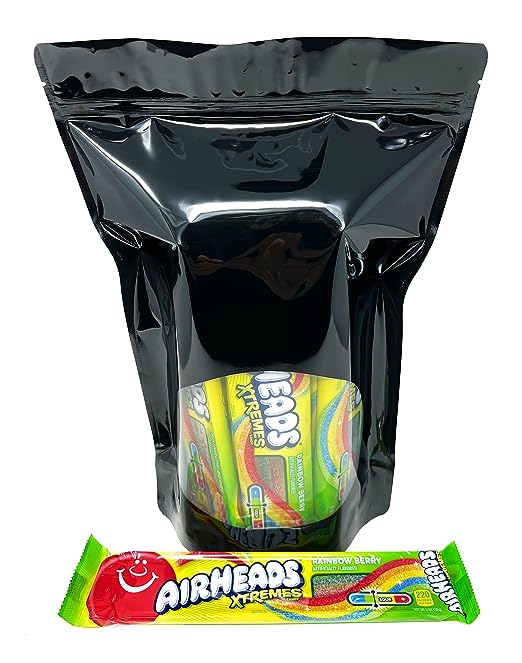 Airheads Extreme Sour Candy Rainbow Berry Ribbons