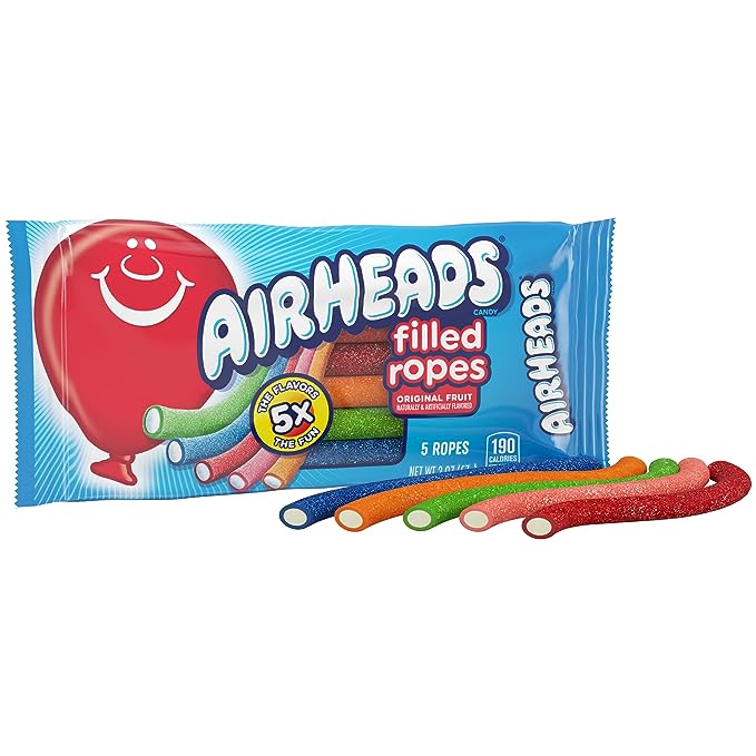 Airheads Soft Filled Ropes Candy