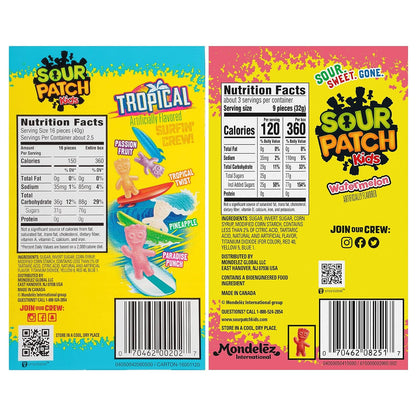 Sour Patch Kids Assorted Bundle, Soft and Chewy Candy