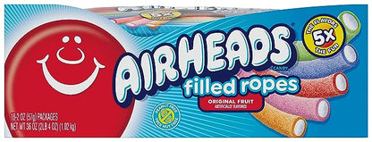 Airheads Soft Filled Ropes Candy