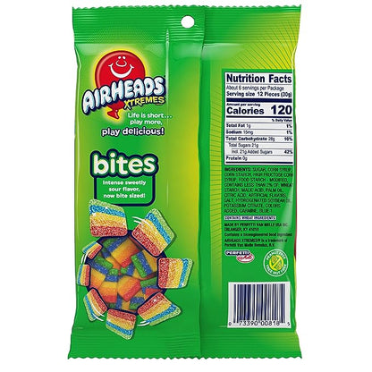 AirHeads Xtreme Bites Rainbow Berry 6oz