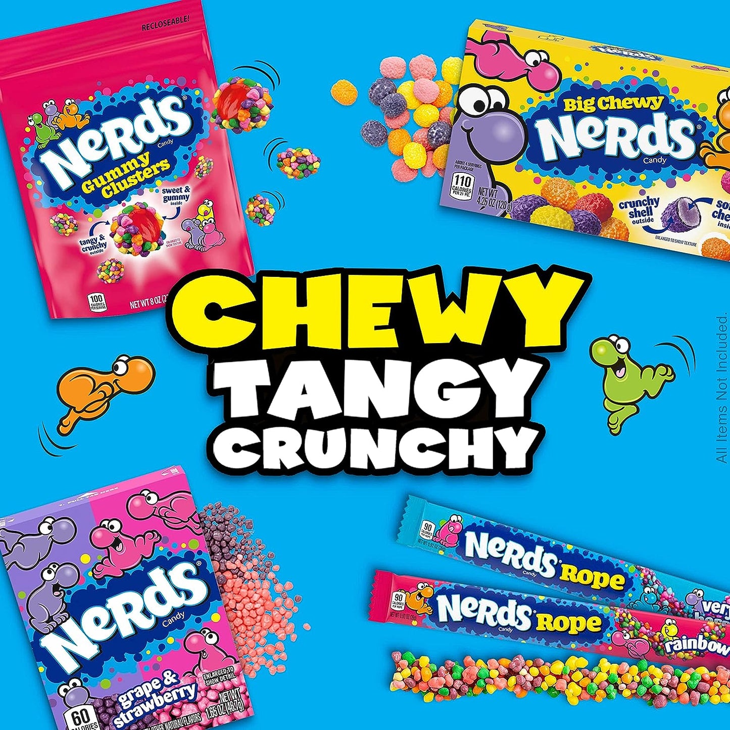 Nerds Big Chewy Candy, 4.25 Ounce Movie Theater Candy Box (Pack of 12)